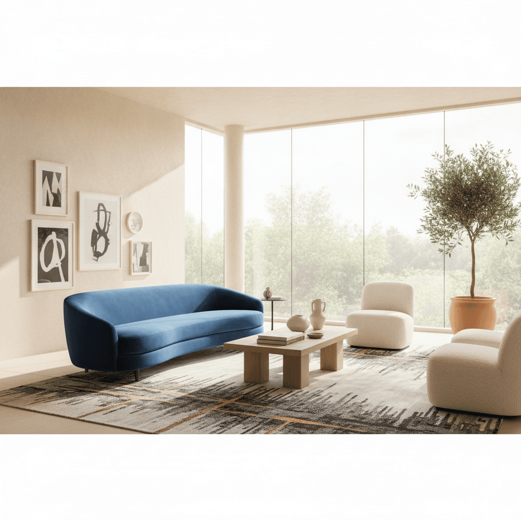 A furniture store's products rendered into a customer's real room with AI