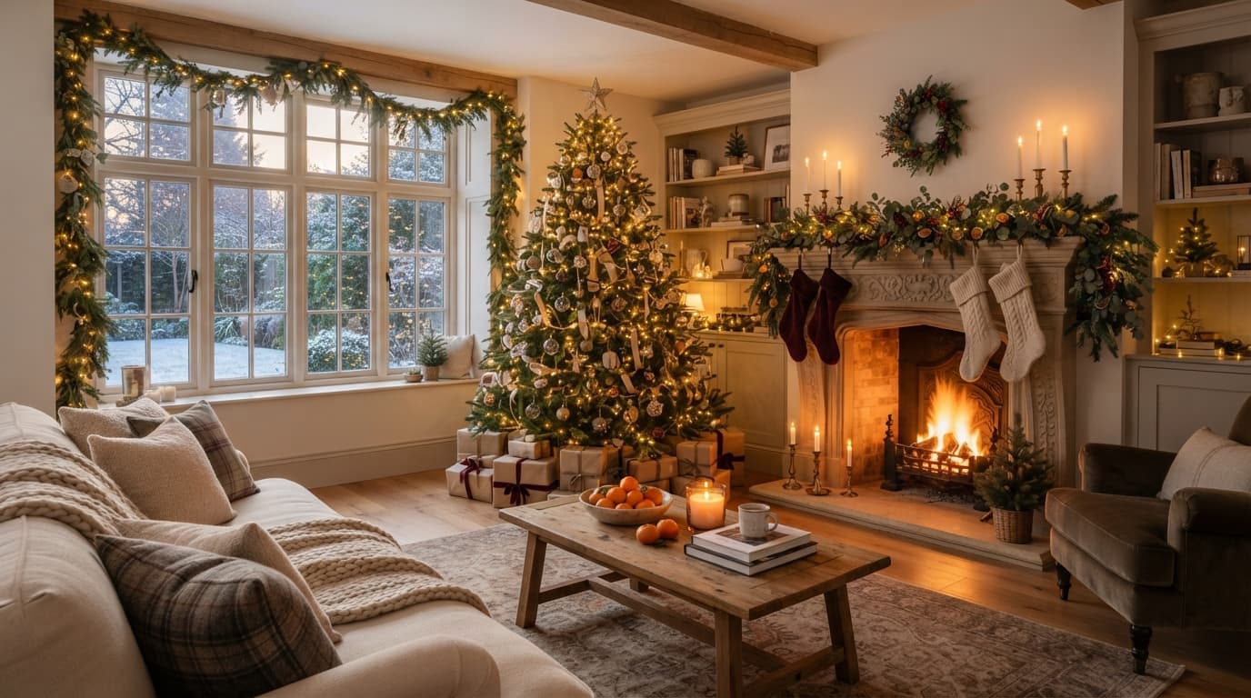 Christmas Living Room Decor Ideas: Fresh Trends for a Cozy Home - Roomellow