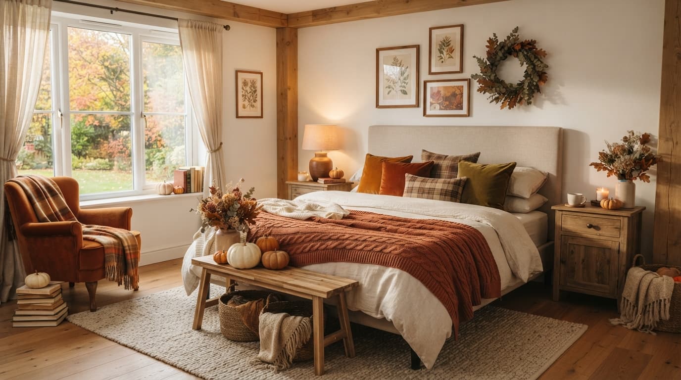 Fall Bedroom Decor Ideas: Create Your Cozy Autumn Sanctuary - Roomellow