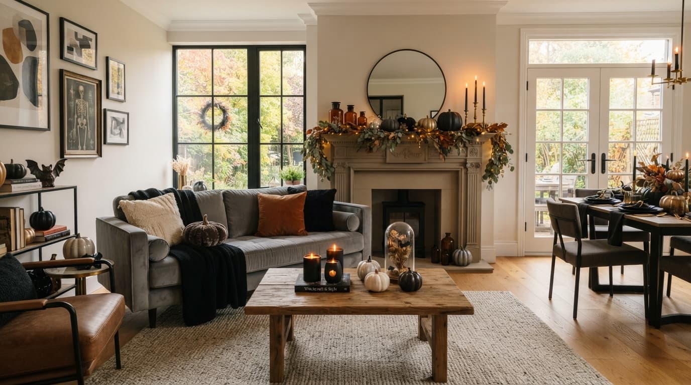 Chic Modern Halloween Decor Ideas for a Stylish Home - Roomellow