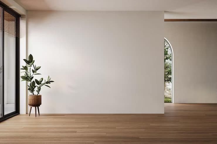Before image of a dining room