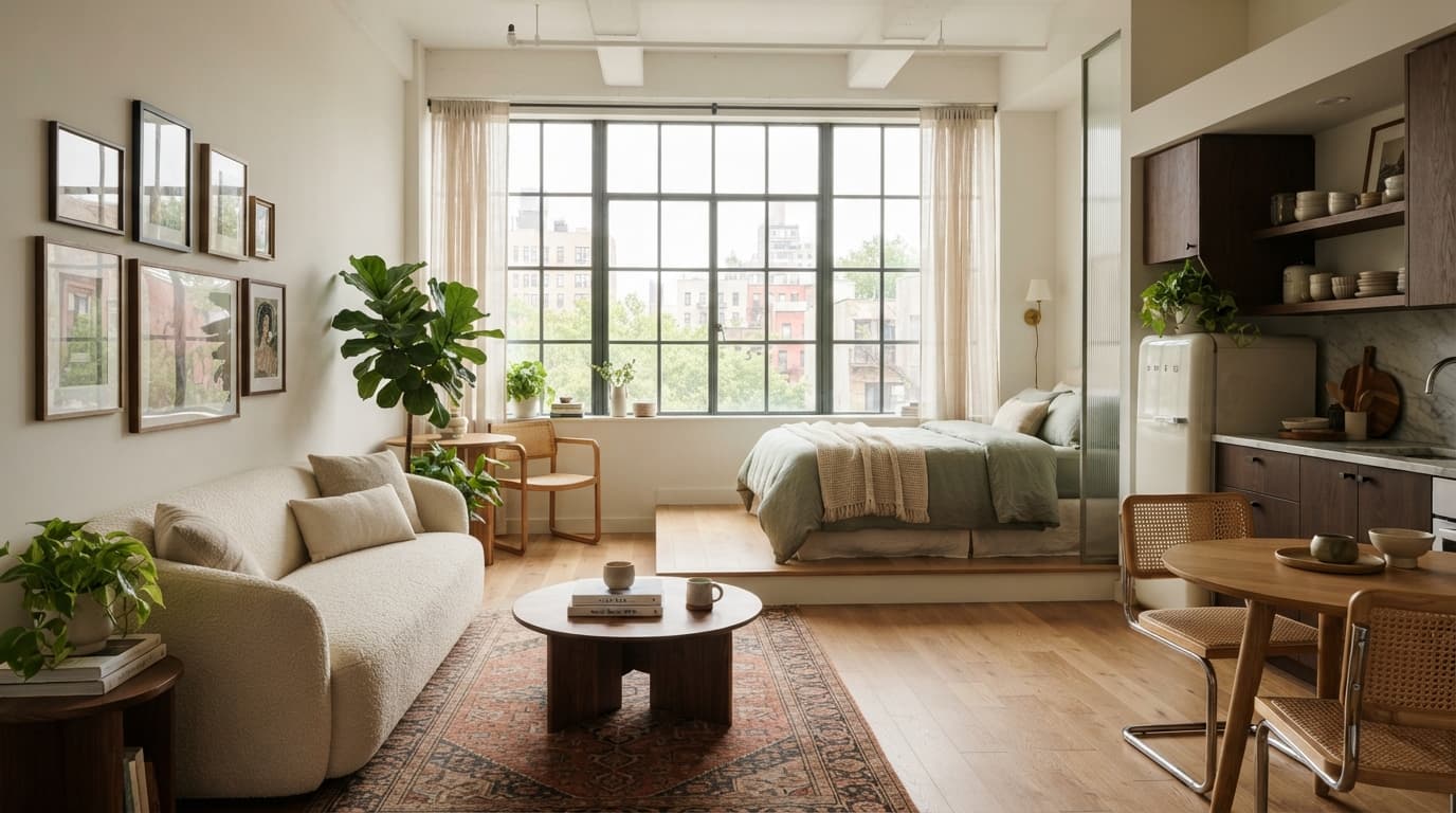 Studio Apartment Ideas: Transform Your Small Space with Style - Roomellow