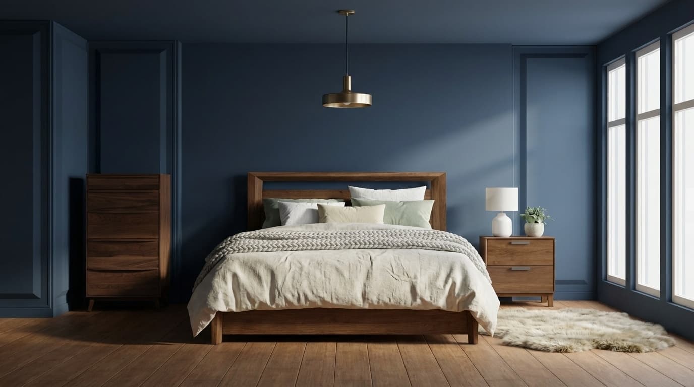 Room after Scandinavian Bedroom redesign